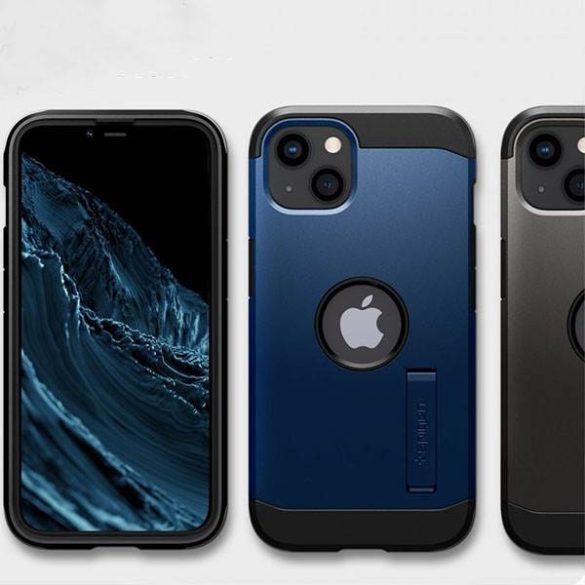 Spigen Alm Glass FC iPhone 14/13 Pro/13 Edzett üveg fekete kijelzővédő fólia szerelőkerettel