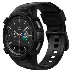 Spigen Rugged Armor Pro Samsung Watch 4 CLASSIC 46 mm-es fekete tok