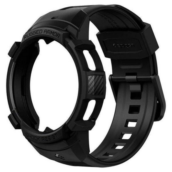 Spigen Rugged Armor Pro Samsung Watch 4 CLASSIC 46 mm-es fekete tok