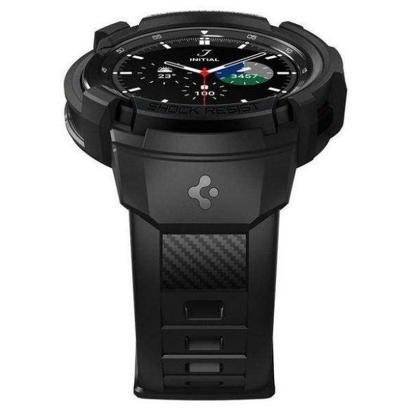 Spigen Rugged Armor Pro Samsung Watch 4 CLASSIC 46 mm-es fekete tok