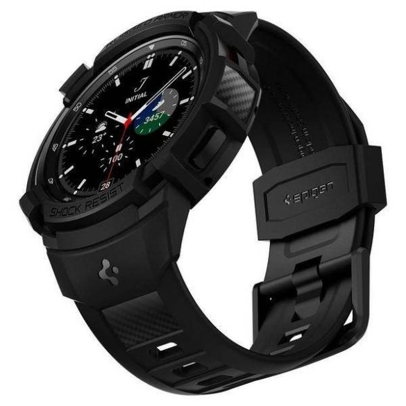 Spigen Rugged Armor Pro Samsung Watch 4 CLASSIC 46 mm-es fekete tok