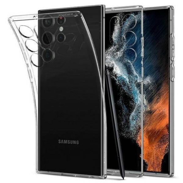 Spigen Liquid Crystal Samsung S908 S22 Ultra átlátszó tok
