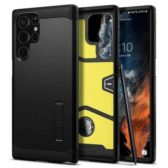 Spigen Tough Armor Samsung S908 S22 Ultra fekete tok