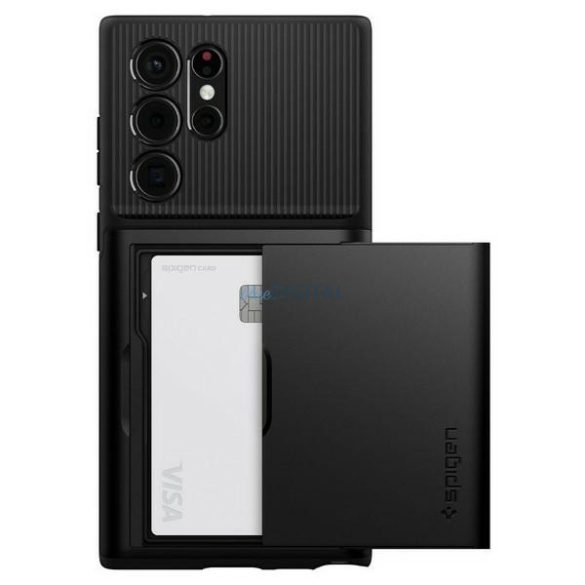 Spigen Slim Armor CS Samsung S908 S22Ultra czarny/fekete ACS03927