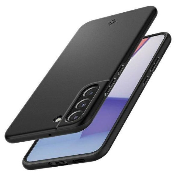 Spigen Thin Fit Samsung S901 S22 fekete tok