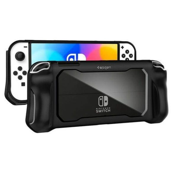 Spigen Rugged Armor Nintendo Switch Oled matt fekete tok