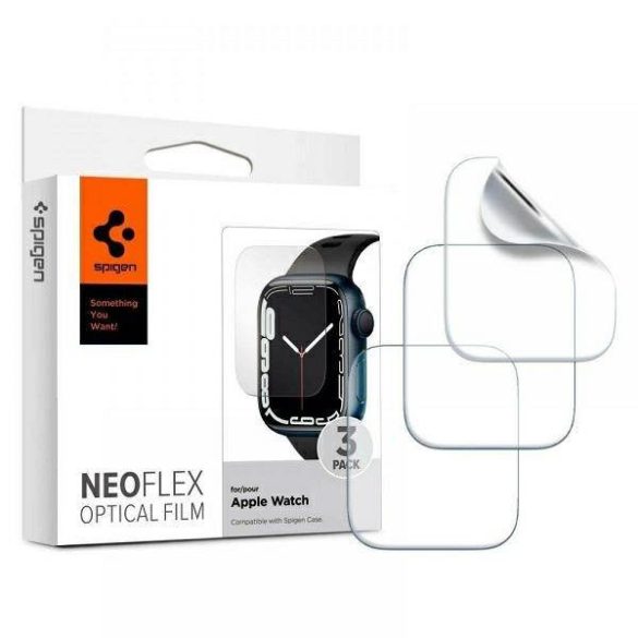 Spigen Folia Neo Flex Apple Watch 7 45mm 4/5/6/SE 3db nedves felvitelű kijelzővédő fólia