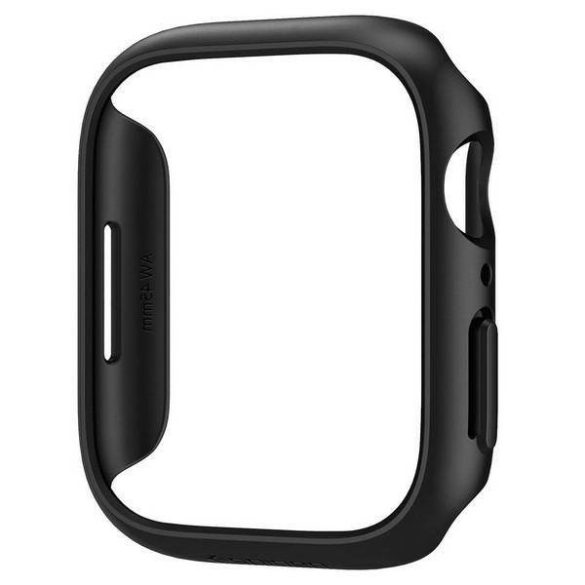 Spigen Thin Fit Apple Watch 7 45 mm fekete védőtok az órára