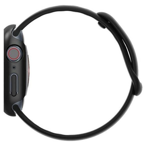 Spigen Thin Fit Apple Watch 7 45 mm fekete védőtok az órára