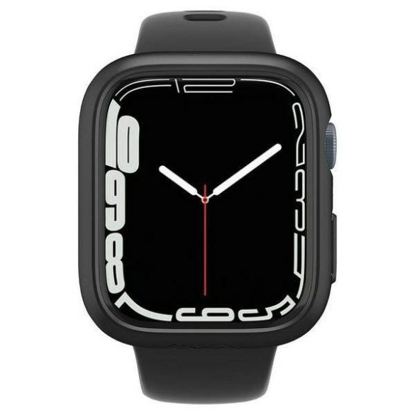 Spigen Thin Fit Apple Watch 7 45 mm fekete védőtok az órára