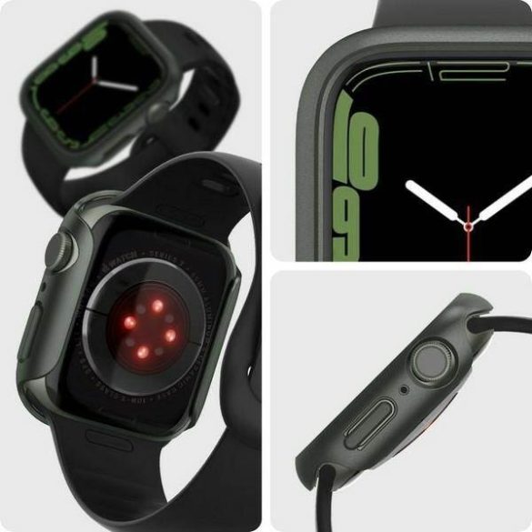 Spigen Thin Fit Apple Watch 7 45mm zöld védőtok az órára