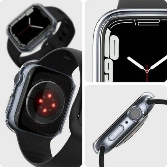 Spigen Thin Fit Apple Watch 7 45mm átlátszó védőtok az órára