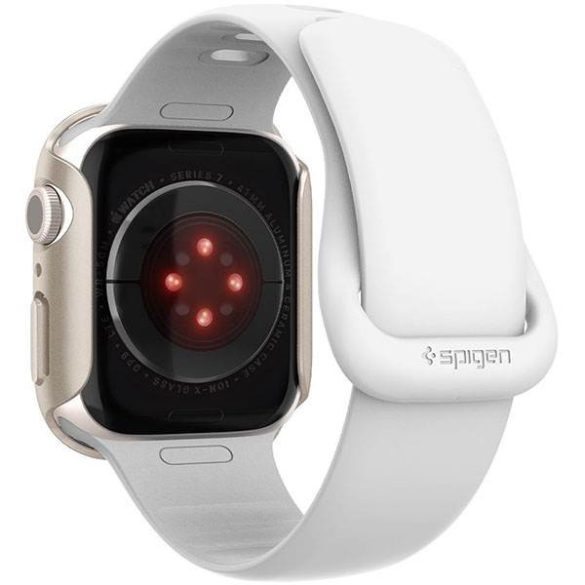 Spigen Thin Fit Apple Watch 7/8 41mm csillagfény védőtok az órára