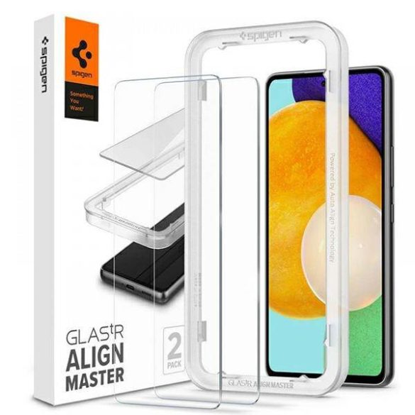 Spigen ALM Glass Tr Samsung Galaxy A53 5G A536 2db edzett üveg kijelzővédő fólia