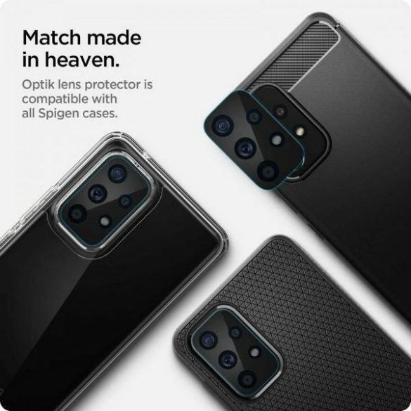 Spigen Optik.Tr Kamera Samsung Galaxy A33/A53/A73 5G Edzett üveg fekete 2db kameravédő fólia