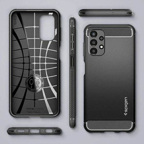 Spigen Rugged Armor Samsung A13 4G/LTE A135 fekete tok