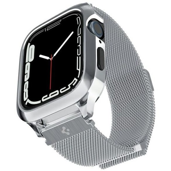 Spigen Metal Fit PRO Apple Watch 8/SE/7 /6/5/4 (44/45mm) ezüst ACS04584 tok