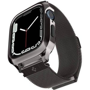 Spigen Metal Fit PRO Apple Watch 7/8 45mm grafit tok