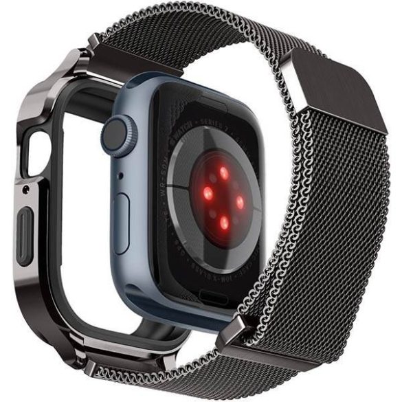 Spigen Metal Fit PRO Apple Watch 7/8 45mm grafit tok