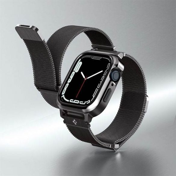 Spigen Metal Fit PRO Apple Watch 7/8 45mm grafit tok