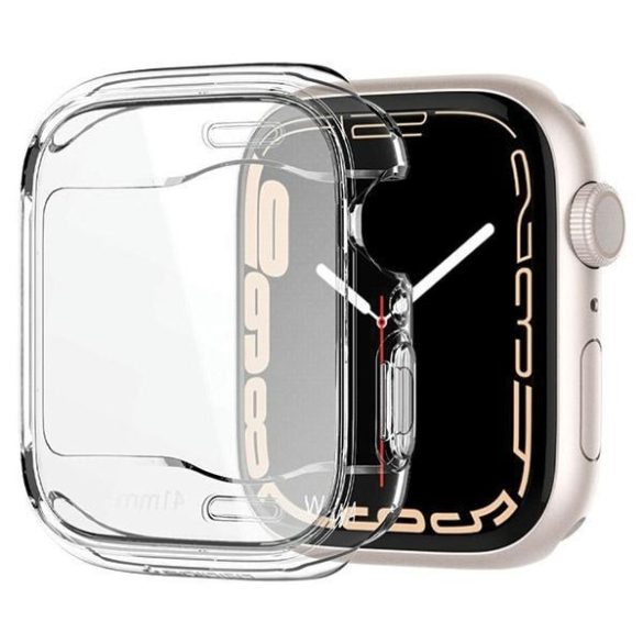 Spigen Ultra Hybrid Apple Watch 7/8/9 41 mm-es Ultra Hybrid Apple Watch 7/8/9 41 mm átlátszó ACS04613 tok