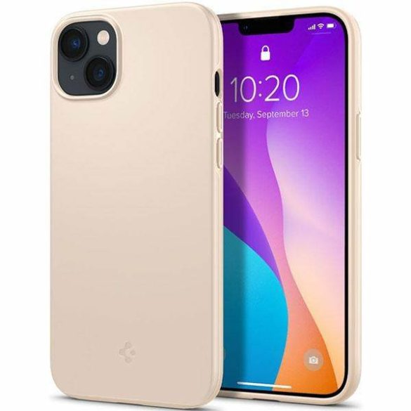 Spigen Thin Fit iPhone 14 Plus homokbézs tok