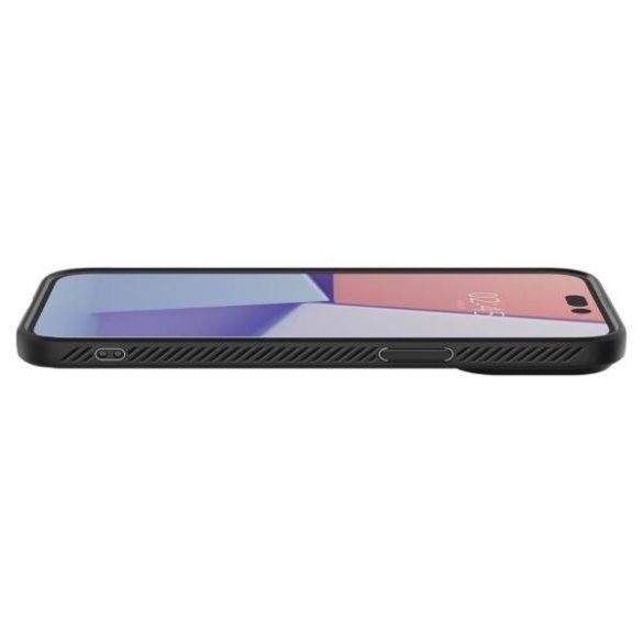 Spigen Liquid Air iPhone 14 Pro Max 6,7" fekete / matt fekete tok