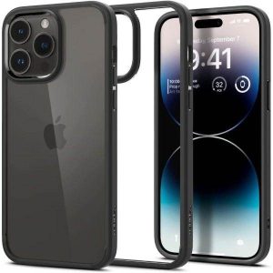 Spigen Ultra Hybrid iPhone 14 Pro Max 6,7" matt fekete tok