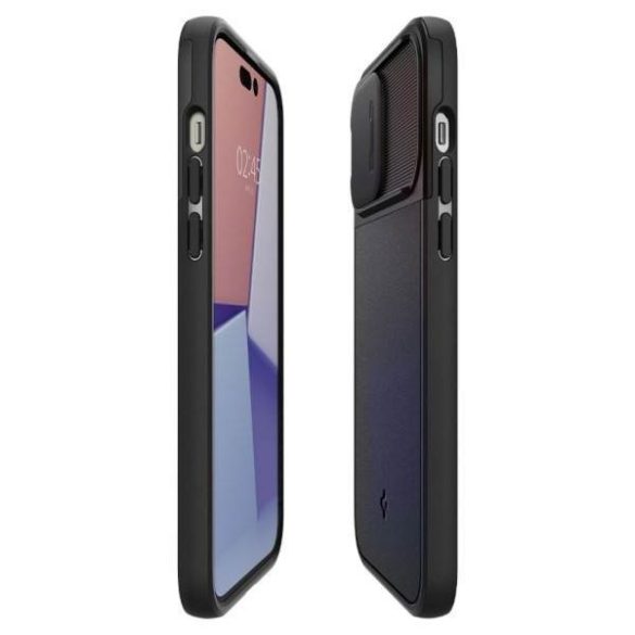 Spigen Optik Armor iPhone 14 Pro Max 6,7" MAG Magsafe fekete tok