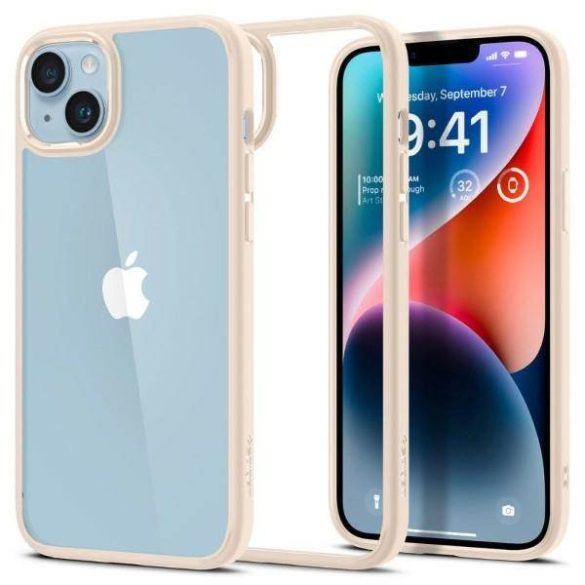 Spigen Ultra Hybrid iPhone 14 Plus homokbézs tok