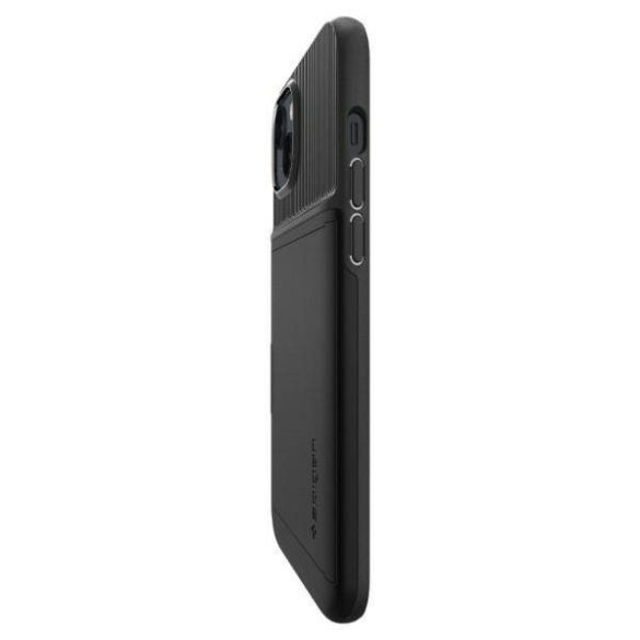 Spigen Slim Armor CS iPhone 14 Plus / 15 Plus 6,7" fekete tok
