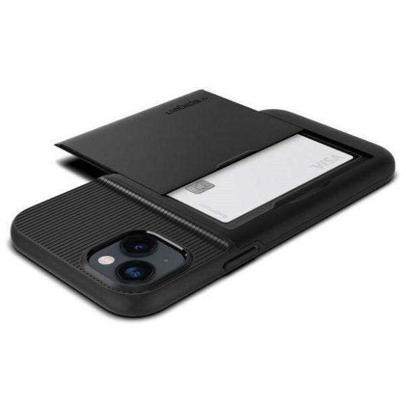 Spigen Slim Armor CS iPhone 14 Plus / 15 Plus 6,7" fekete tok
