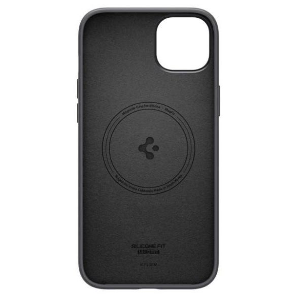 Spigen Silicone Fit iPhone 14 Plus / 15 Plus 6,7" MAG Magsafe fekete tok