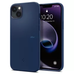  Spigen Silicone Fit iPhone 14 Plus MAG Magsafe tengerészkék tok