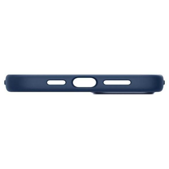 Spigen Silicone Fit iPhone 14 Plus MAG Magsafe tengerészkék tok