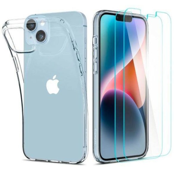 Spigen Crystal Pack iPhone 14 Plus átlátszó tok