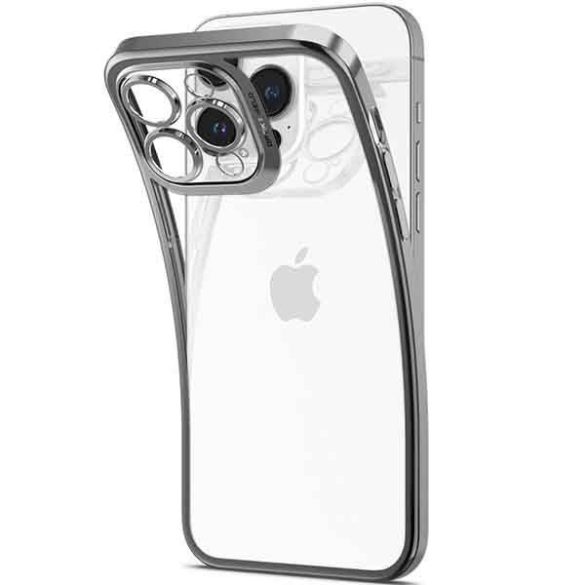 Spigen Optik Armor iPhone 14 Pro krómszürke tok