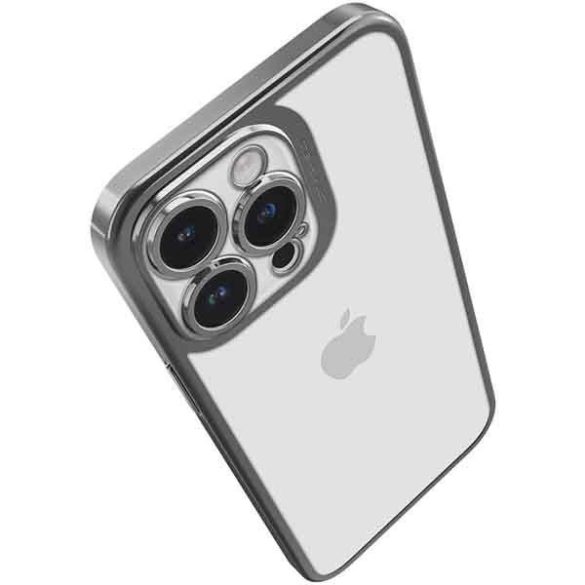 Spigen Optik Armor iPhone 14 Pro krómszürke tok