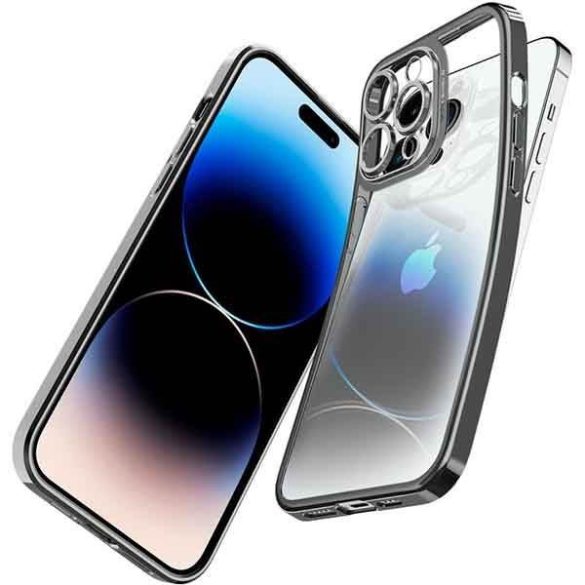 Spigen Optik Armor iPhone 14 Pro krómszürke tok