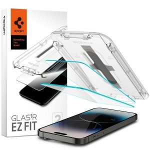 Spigen Glas.TR iPhone 14 Pro Max 2db "EZ FIT" edzett üveg képernyővédő fólia