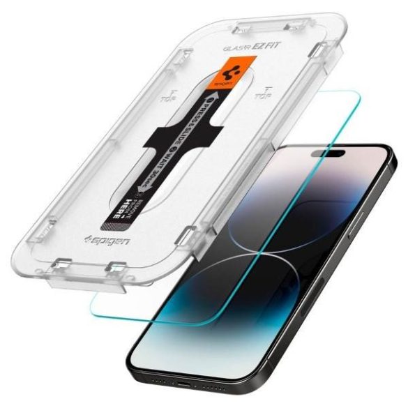 Spigen Glas.TR iPhone 14 Pro Max 2db "EZ FIT" edzett üveg képernyővédő fólia