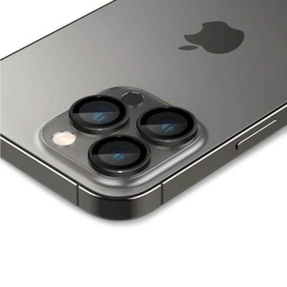 Spigen Optik.Tr Camera iPhone 14 Pro / 14 Pro Max EZ FIT Lens 2db fekete kameravédő fólia