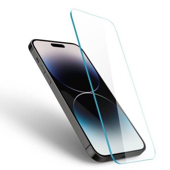Spigen Glas.TR Slim iPhone 14 Pro Max Privacy edzett üveg képernyővédő fólia