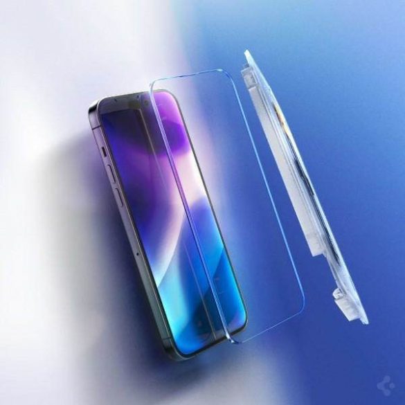 Spigen Glas.TR iPhone 14 Pro 2db "EZ FIT" edzett üveg kijelzővédő fólia