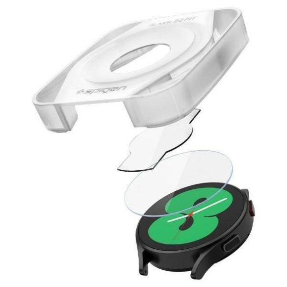 Spigen Glas.TR Samsung Galaxy Watch 4/5 40mm Classic 2-Pack "EZ FIT" edzett üveg képernyővédő fólia