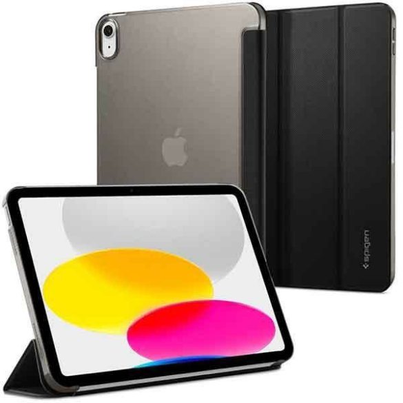 Spigen Liquid Air Folio iPad 10.9 2022 fekete tok