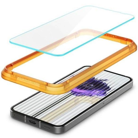 Spigen ALM Glass Tr Nothing Phone  1 2db Edzett üveg képernyővédő fólia