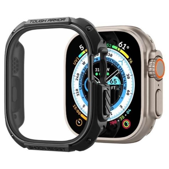 Spigen Tough Armor Apple Watch Ultra 49mm fekete tok