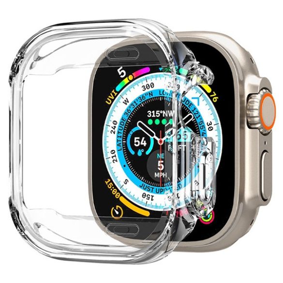 Spigen Ultra Hybrid Apple Watch Ultra 49 mm, kristály átlátszó ACS05459