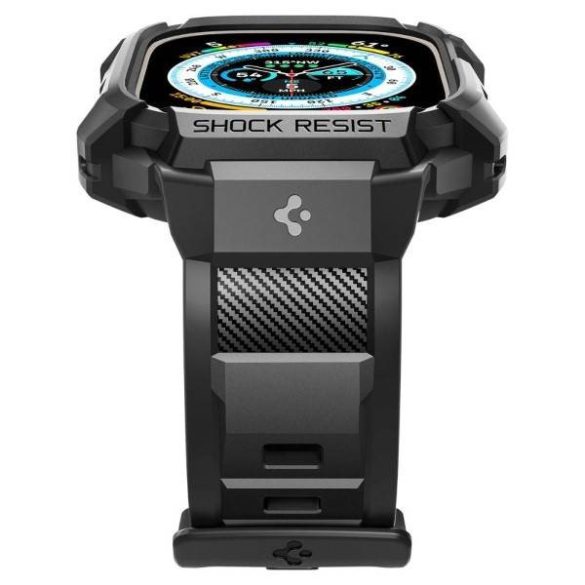 Spigen Rugged Armor Pro Apple Watch Ultra 49 mm-es fekete tok